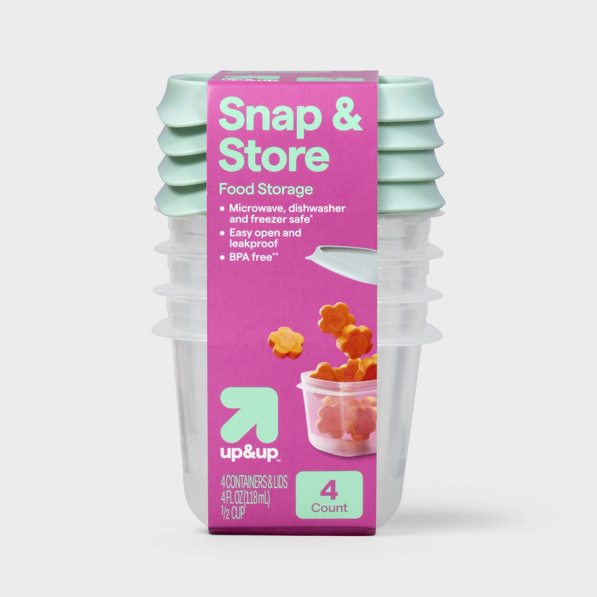 Meal Prep Container - Contenedores de Almacenamiento de Alimentos Cuadrados