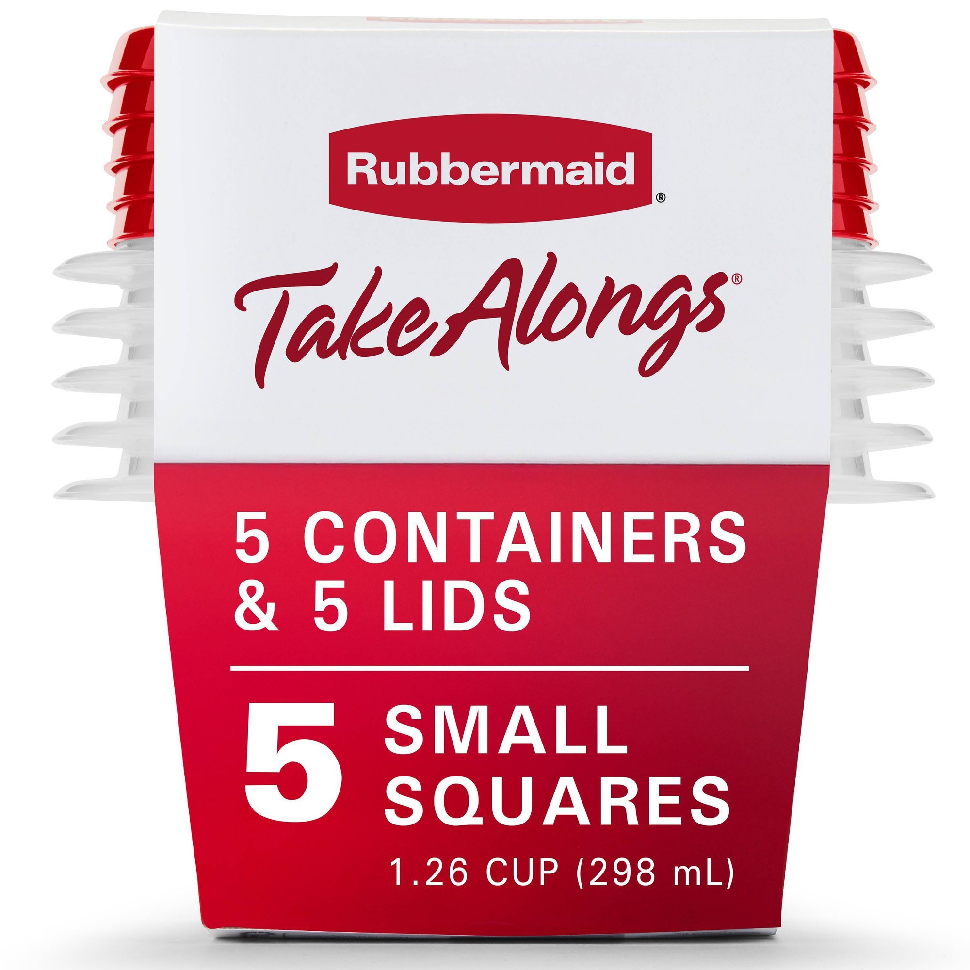 Meal Prep Container - 5 recipientes para almacenamiento de alimentos