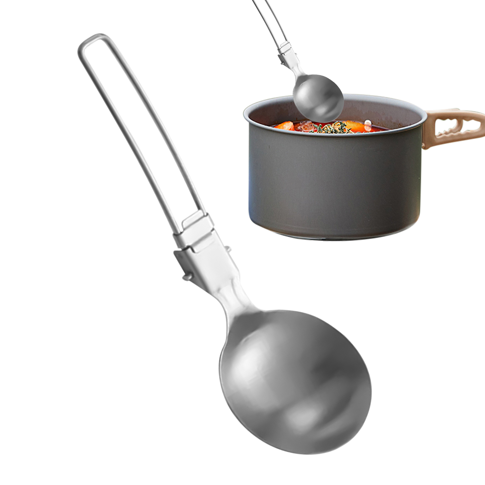 Meal Prep Soup - Cucharón de sopa, cuchara de Metal,