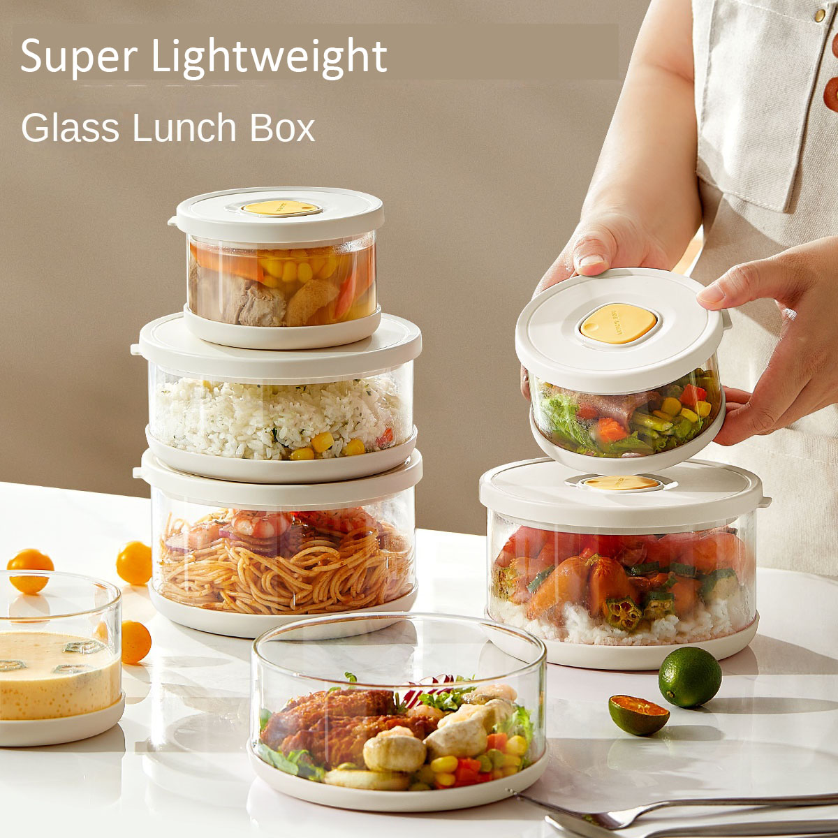 Contenedor de Vidrio para Alma - Meal Prep Frozen Food reseña y precio
