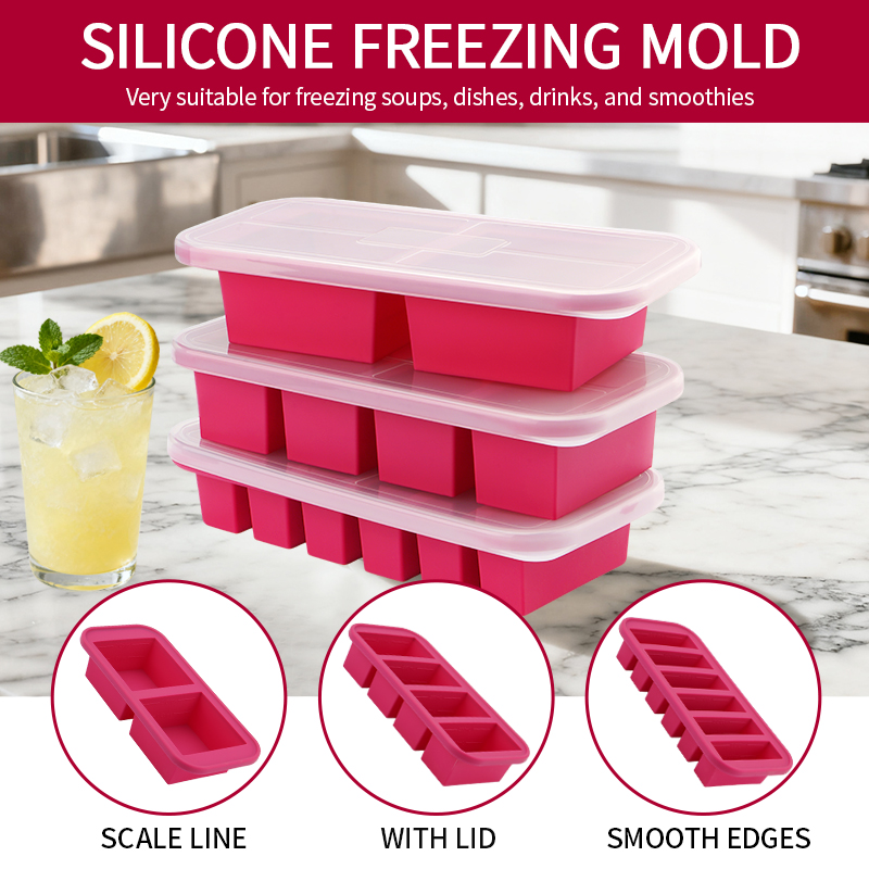 Bandeja de silicona para conge - Meal Prep Kit reseña y precio