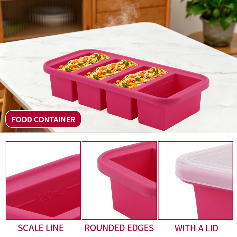 Bandeja de silicona para conge - Meal Prep Kit reseña y precio