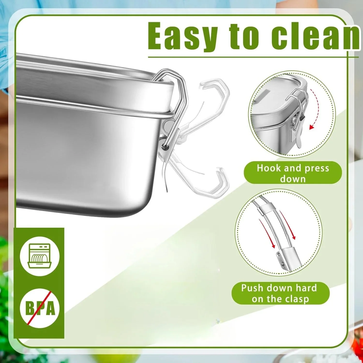 Fiambrera de acero inoxidable  - Meal Prep Recipes reseña y precio
