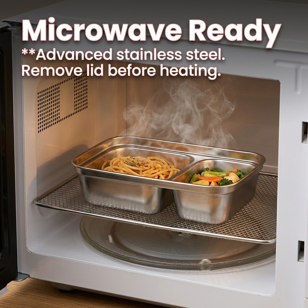 Lonchera de Acero Inoxidable 3 - Meal Prep Recipes reseña y precio