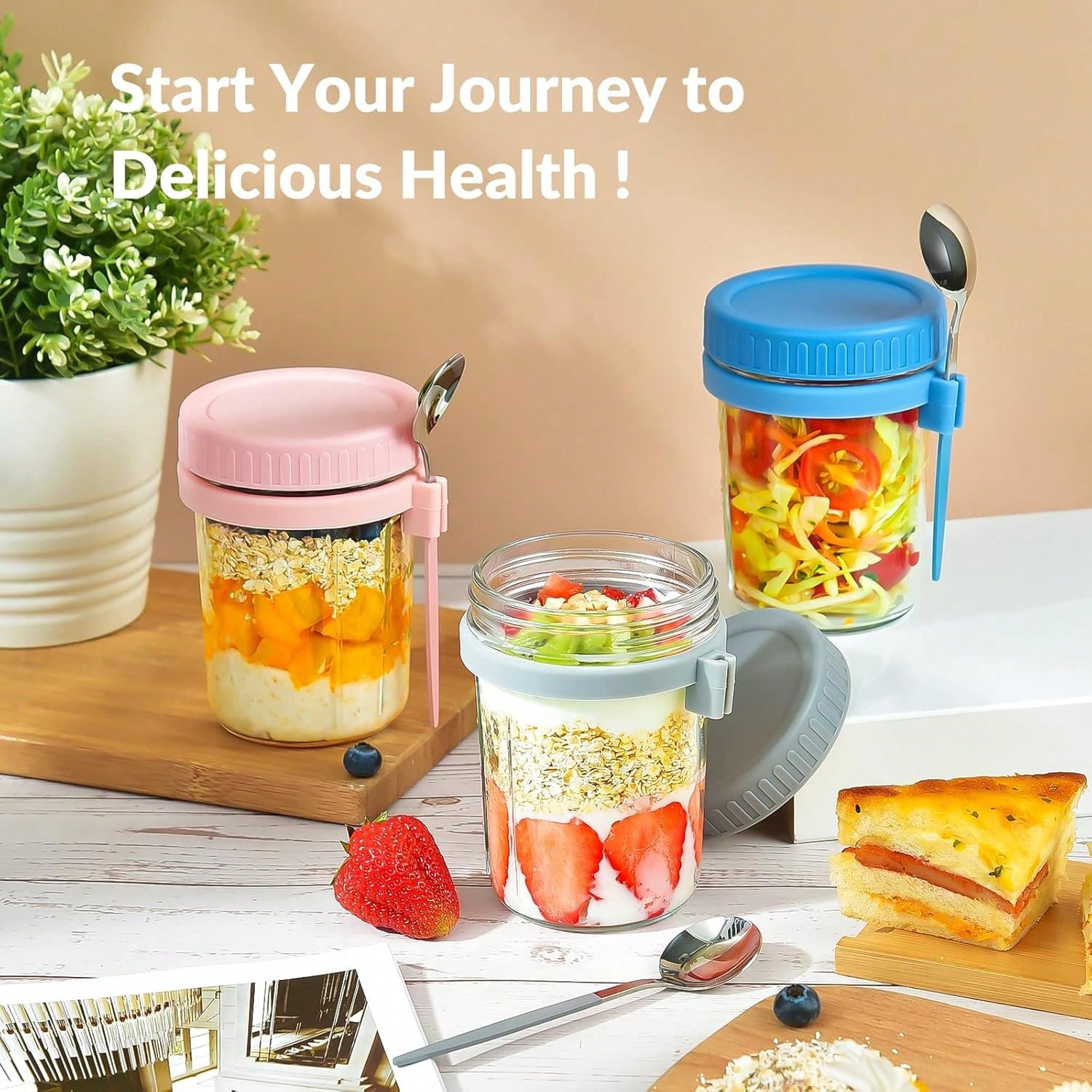 Paquete de 4 recipientes para  - Meal Prep Kit reseña y precio