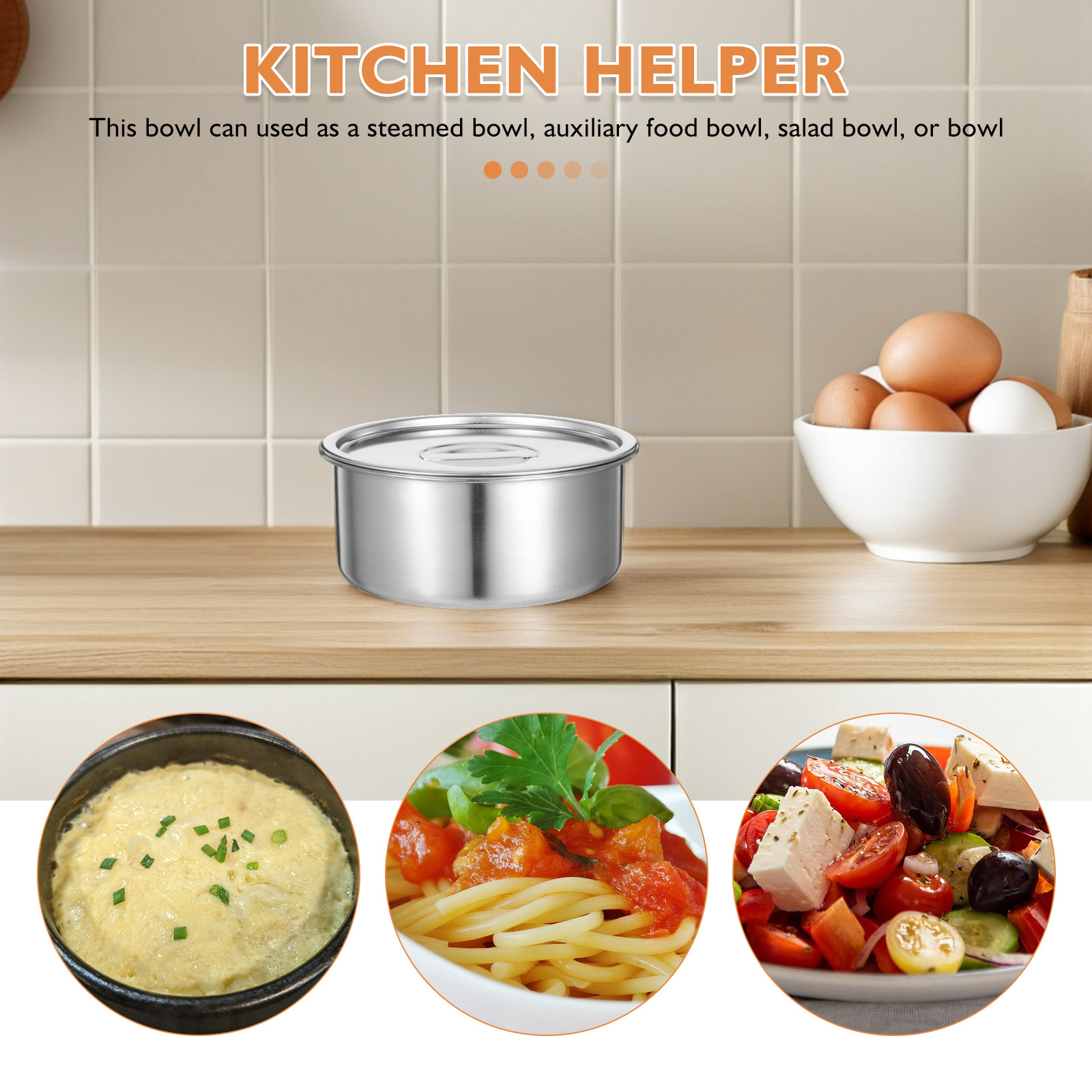Tazón para Huevos al Vapor de  - Meal Prep Soup reseña y precio