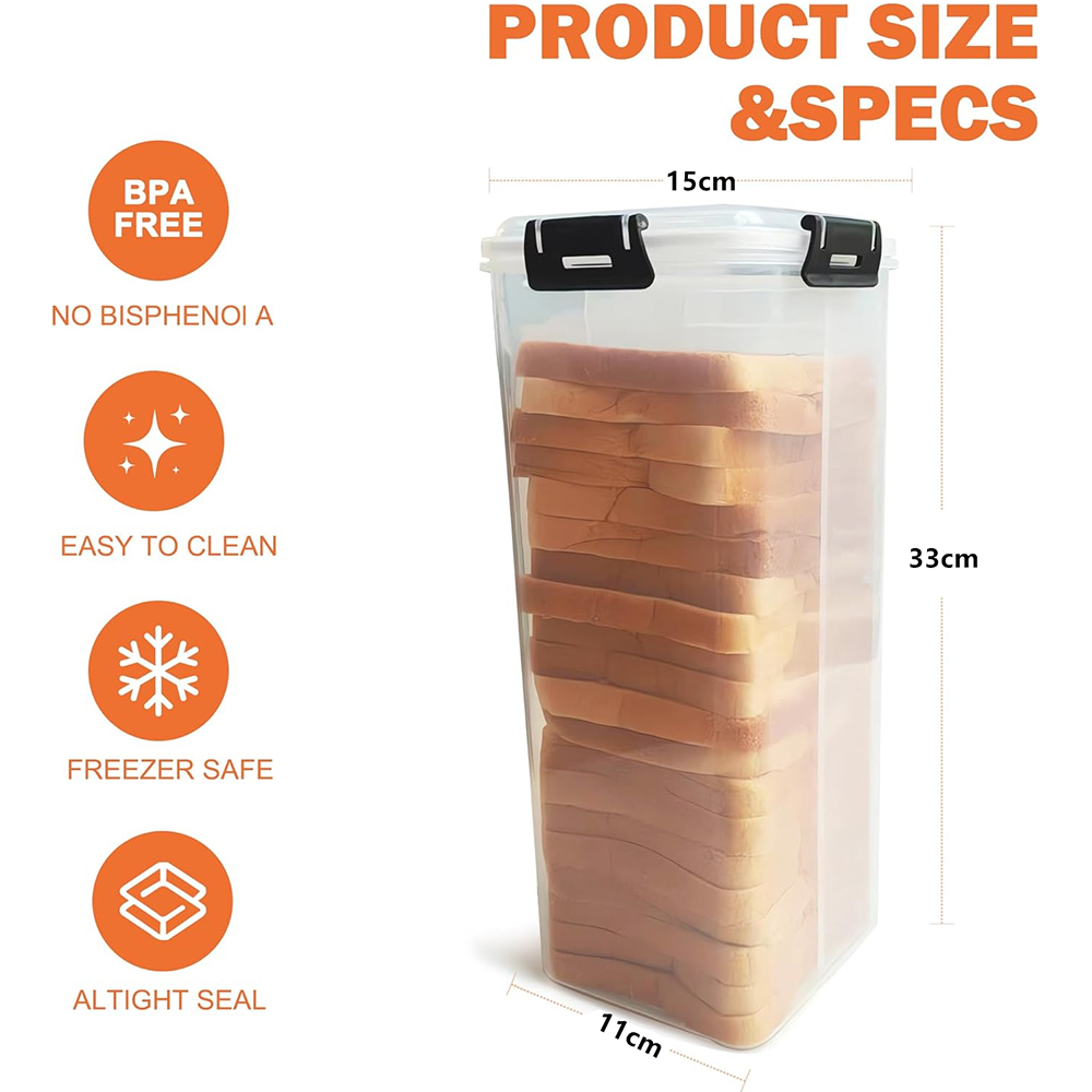 Contenedor para Guardar Pan co - Meal Prep Container reseña y precio