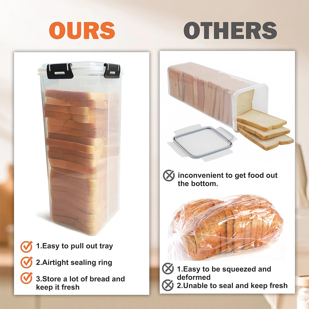 Contenedor para Guardar Pan co - Meal Prep Container reseña y precio