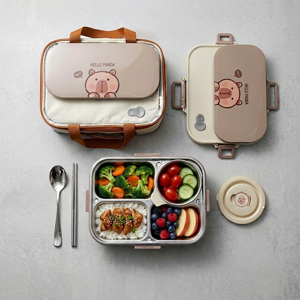 Lonchera Bento de Acero Inoxid - Meal Prep Soup reseña y precio