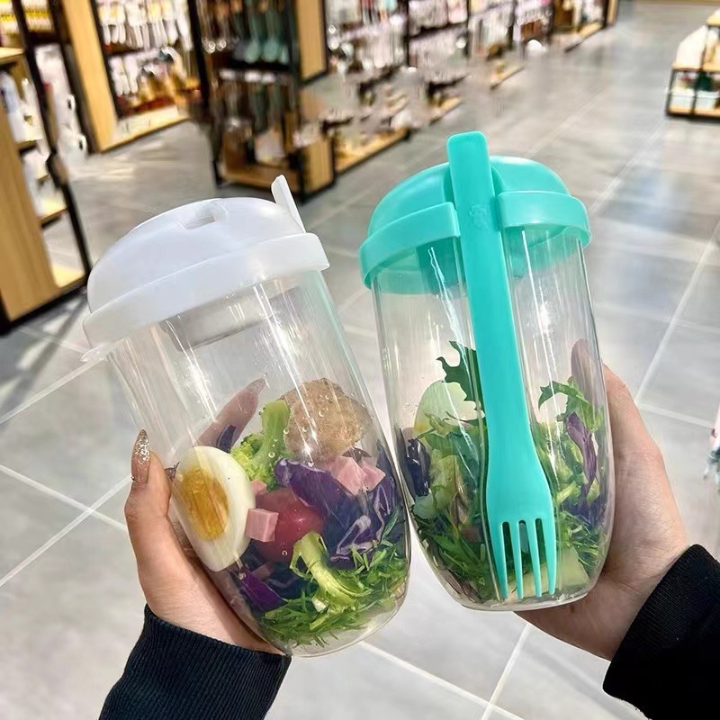 Tazón Portátil para Ensaladas  - Meal Prep Healthy reseña y precio