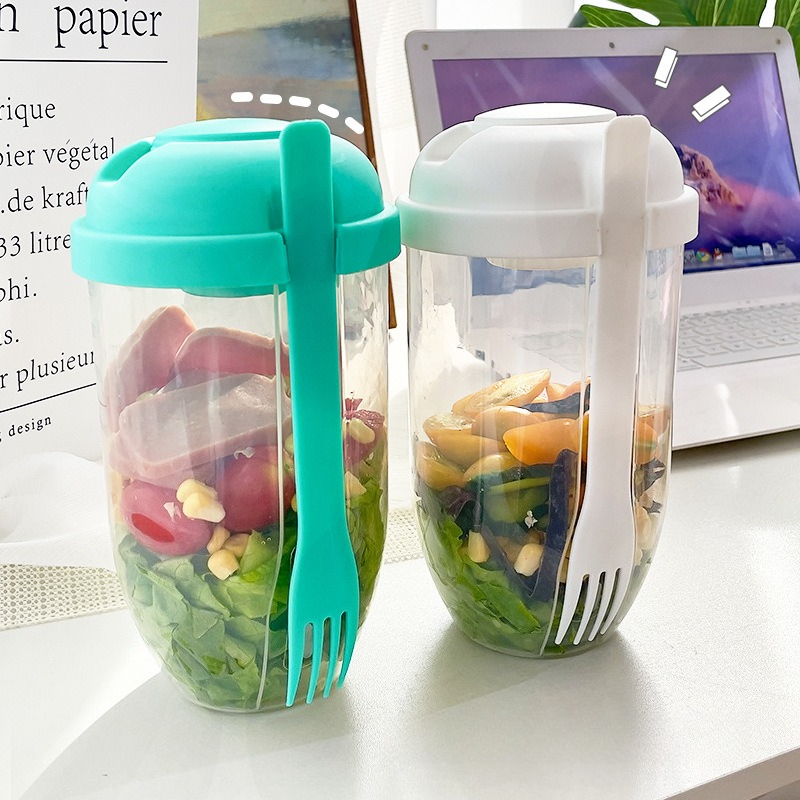 Tazón Portátil para Ensaladas  - Meal Prep Healthy reseña y precio