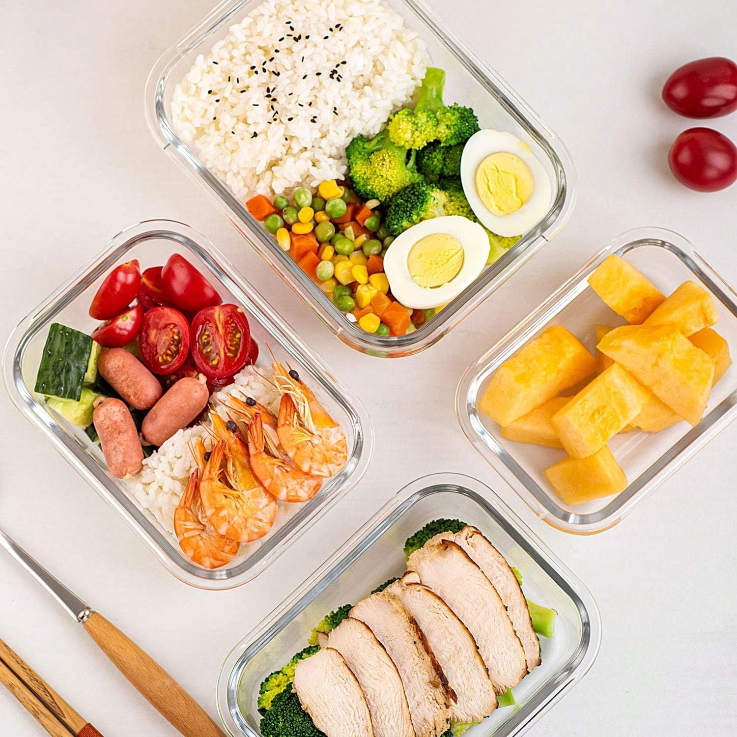 Paquete de 10 recipientes de v - Meal Prep Recipes reseña y precio