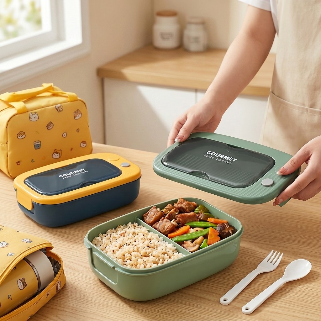 Lonchera Bento de Plástico Apt - Meal Prep Recipes reseña y precio