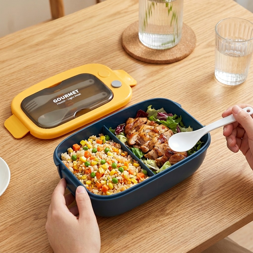 Lonchera Bento de Plástico Apt - Meal Prep Recipes reseña y precio