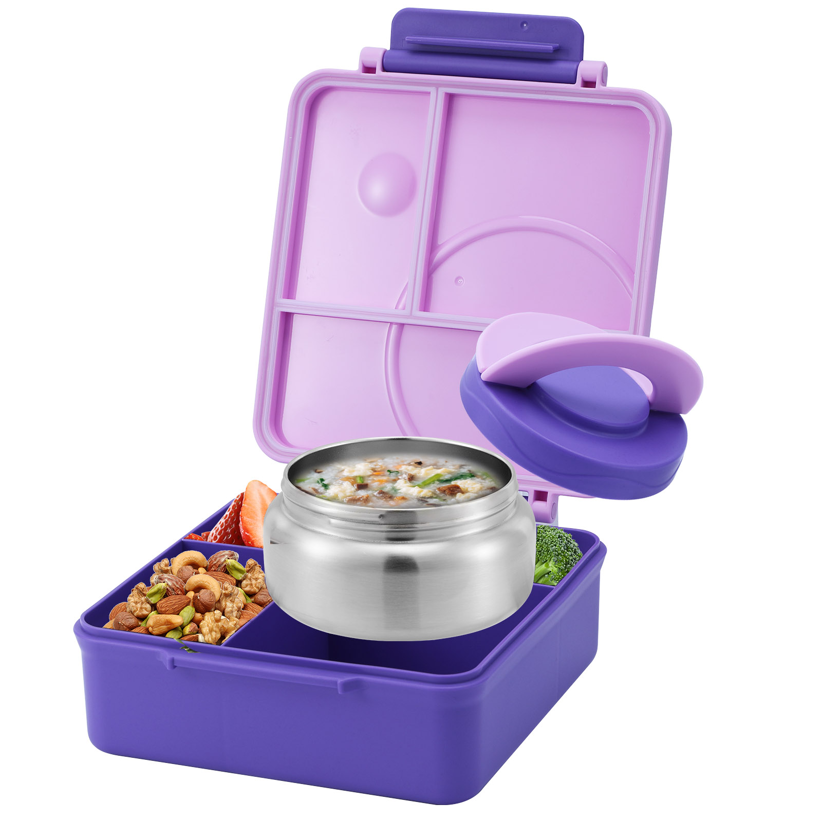Fiambrera de cuatro rejillas c - Meal Prep Soup reseña y precio