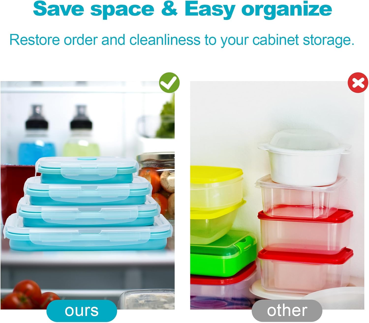 Contenedores plegables para al - Meal Prep Kit reseña y precio