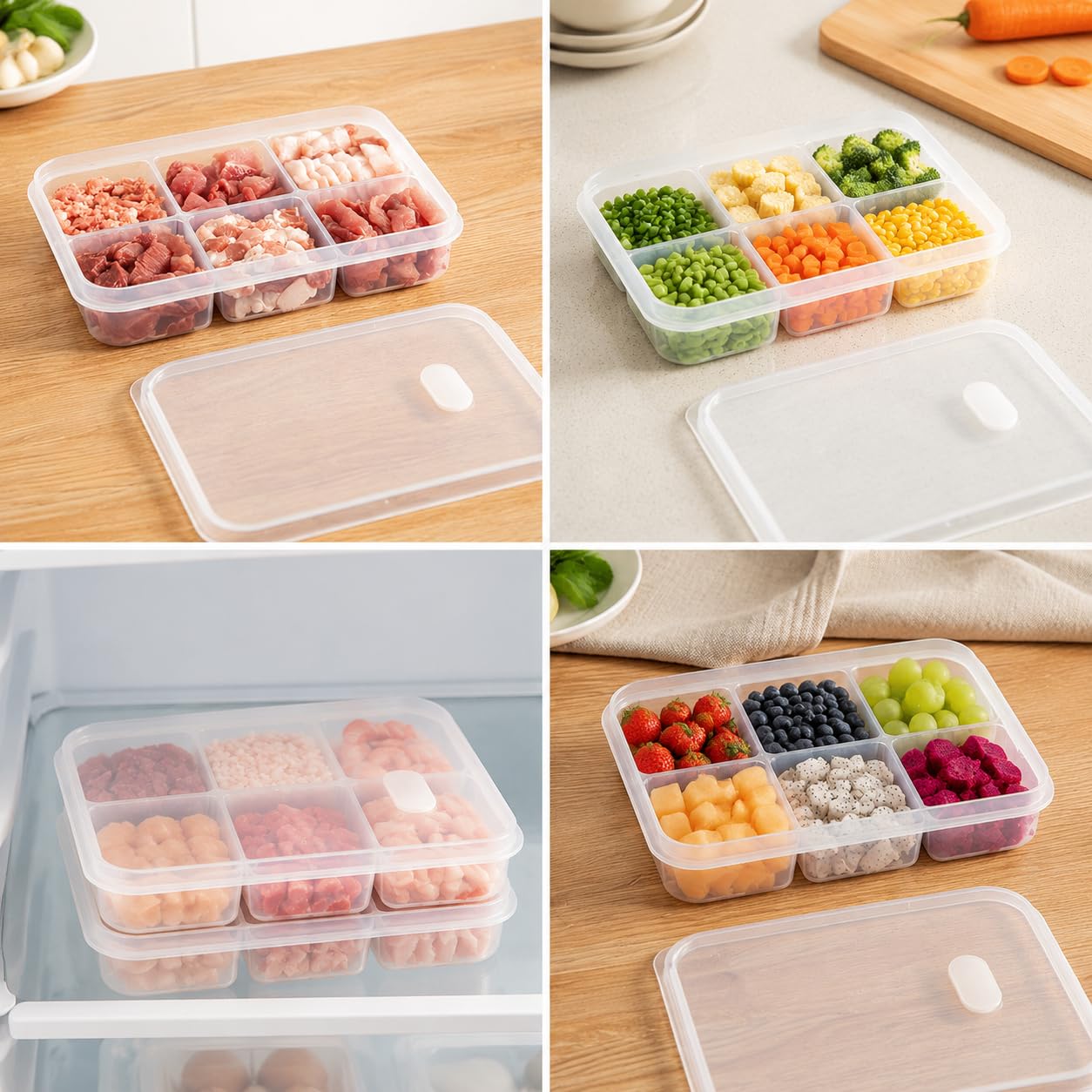 Contenedor de Almacenamiento p - Meal Prep Frozen Food reseña y precio