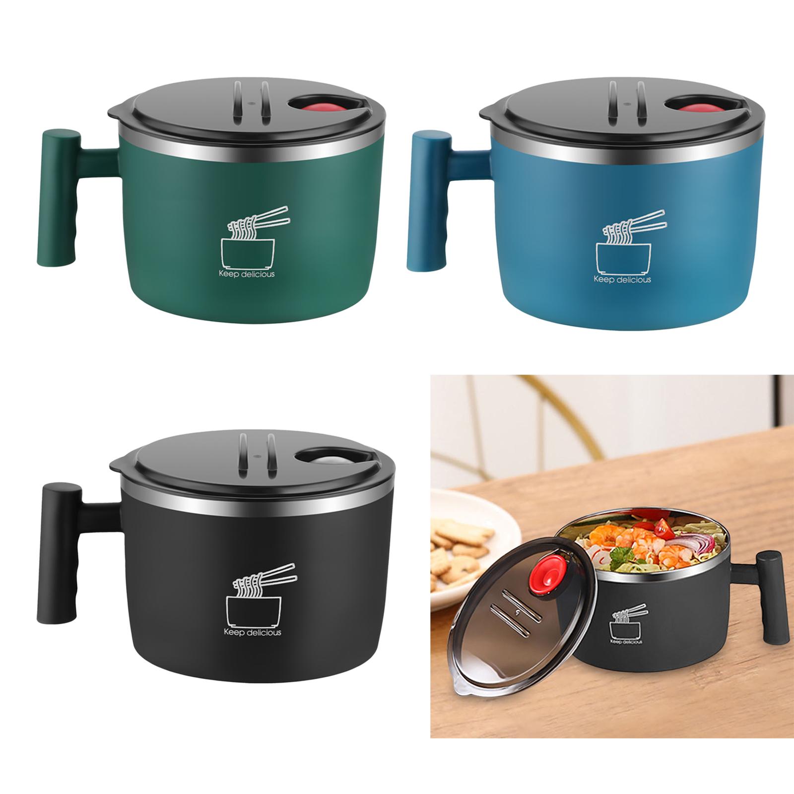 Ramen-cuenco portátil de 850ml - Meal Prep Soup reseña y precio
