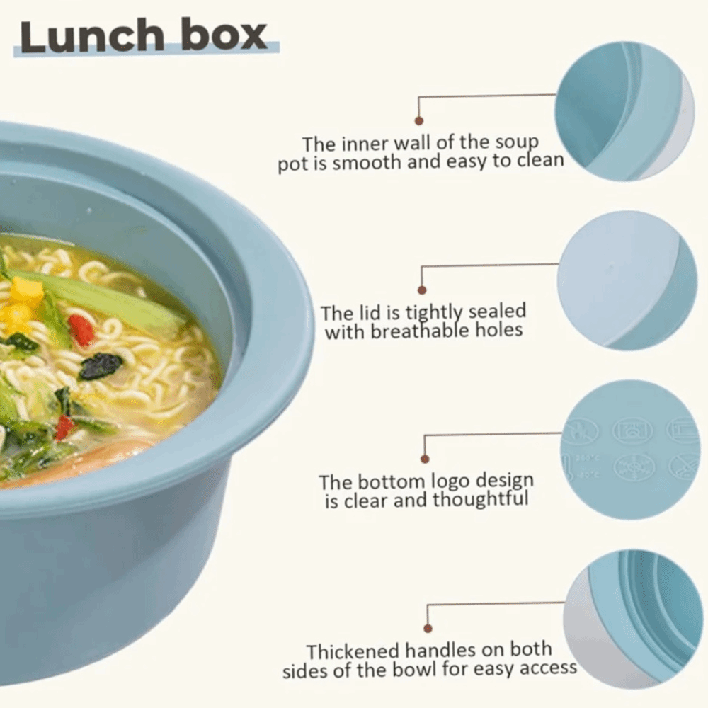 Fiambrera de silicona para mic - Meal Prep Soup reseña y precio