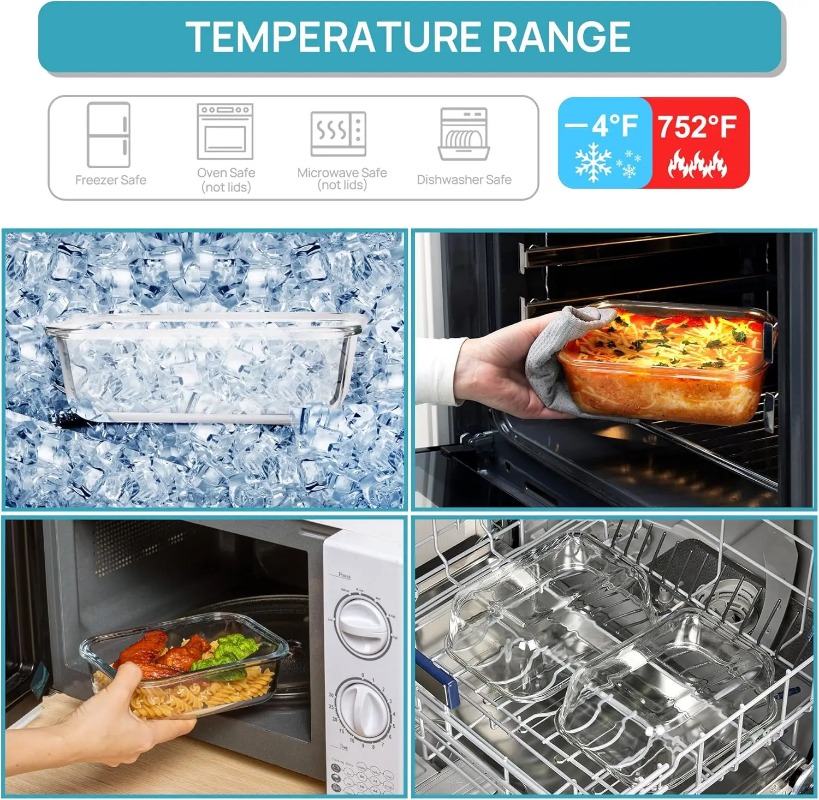 Juego de 18 recipientes de vid - Meal Prep Kit reseña y precio