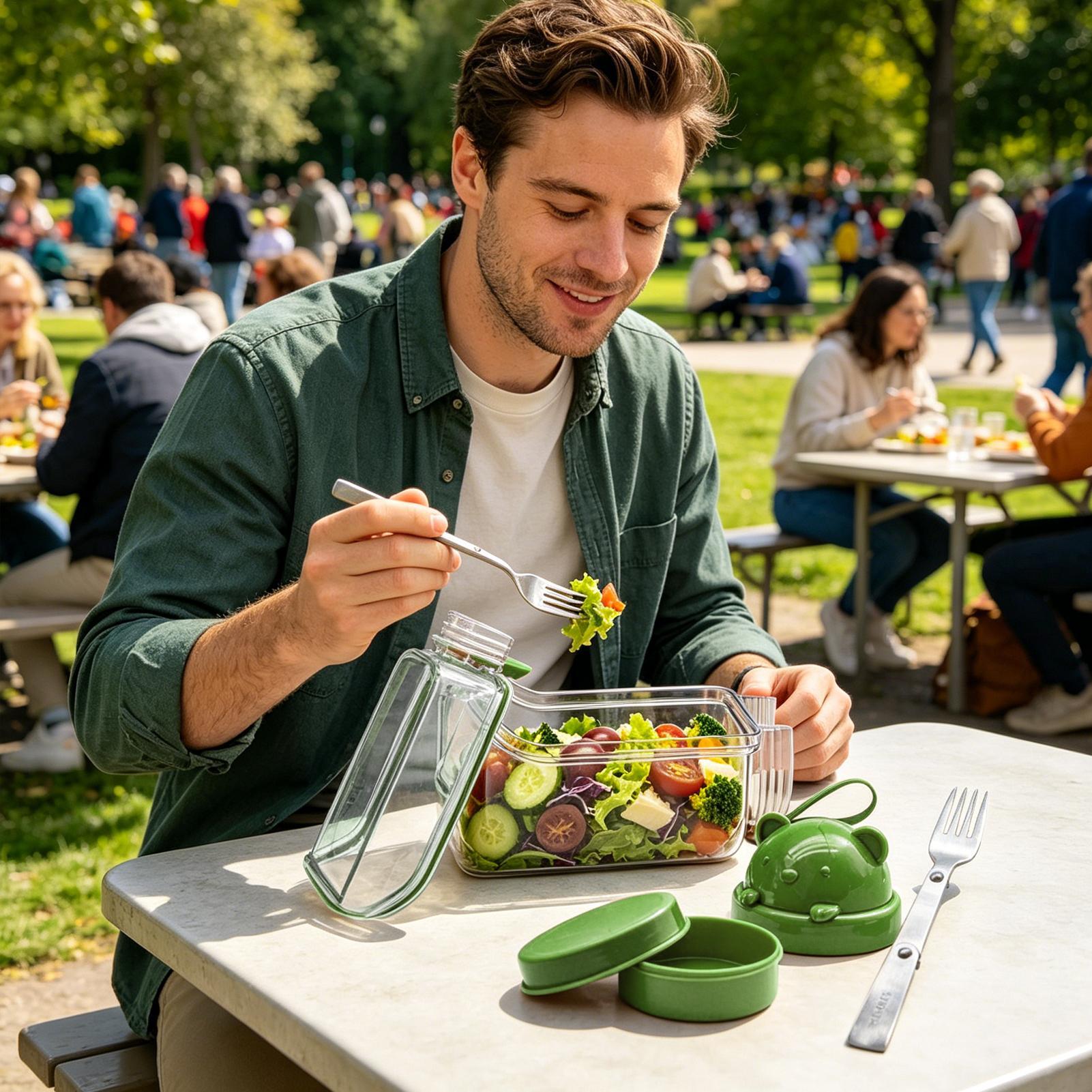Recipientes portátiles a prueb - Meal Prep Gym Food reseña y precio